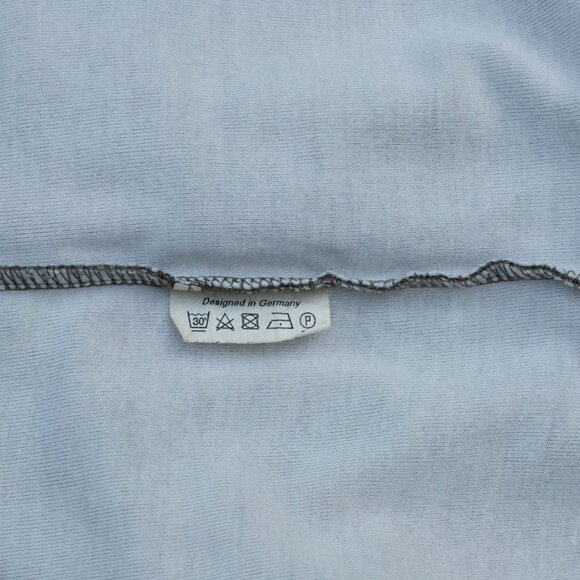 Vtg Betty Barclay Knit Midi Dress M Abstract Feather Print Sleeveless Pullover - Picture 4 of 5